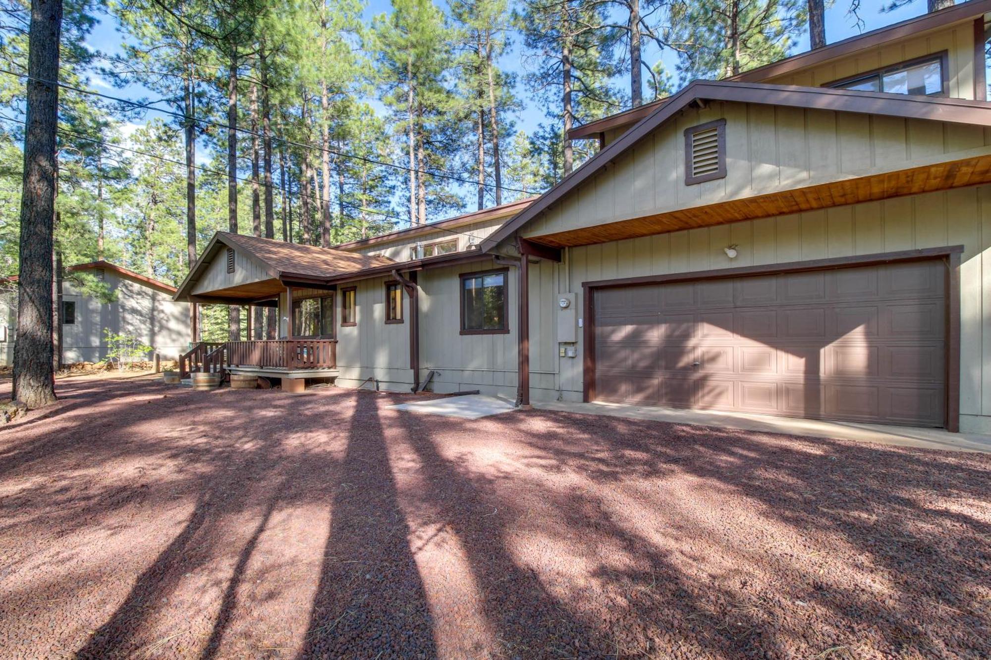 Peaceful Pinetop Cabin With Deck And Fire Pit! Villa Indian Pine Bagian luar foto